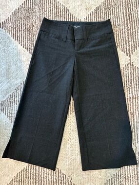 Billy Blues Cropped Wide-Leg Pants